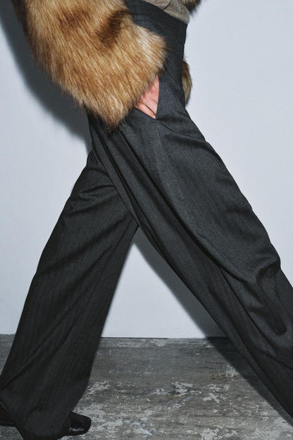 SHORT FAUX FUR-EFFECT JACKET